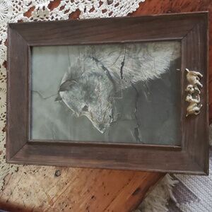 Vintage Moody Dog Art